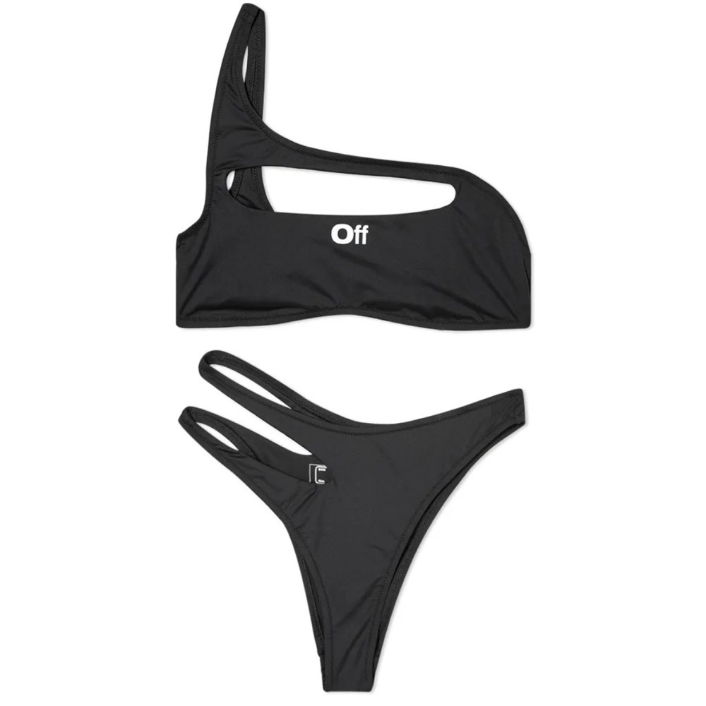 OFF-WHITE Cut Out Bikini Set
Black cut out with OFF stamp in white at front